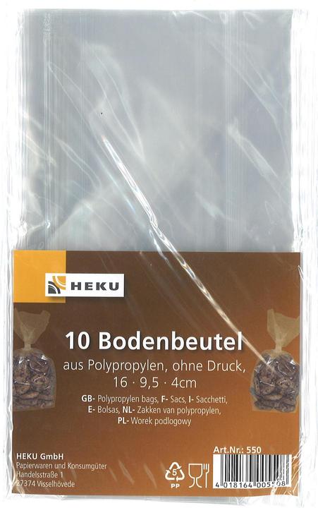 Produktbild Heku Bodenbeutel 10 Stk ohne Druck (10 x)