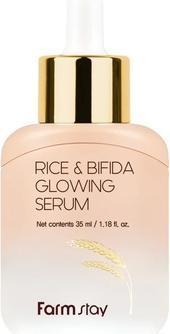 Productafbeelding Farm Stay FARMSTAY Rice & Bifida Glowing Serum rozświetlające serum z fermentami i Ryżem 35ml (35 ml)