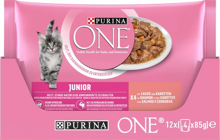 Produktbild Purina ONE Junior (Junior, 4 Stk., 85 g)