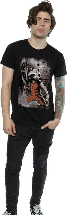 Immagine prodotto Guardians of the Galaxy Camicia in cotone Standing Rocket Raccoon (L)