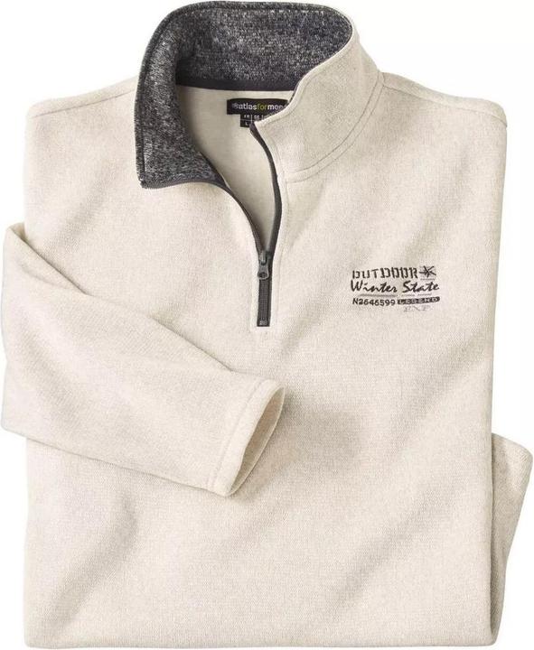 Atlas For Men Winter State Pullover aus gebürstetem Fleece (L)