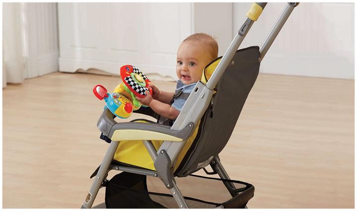 Produktbild VTech 192503 Baby Interactive Soft Steering Wheel with Sounds and Phrases (English Version) 3+ Month (Englisch)