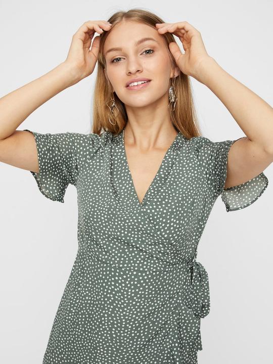 Produktbild Vero Moda Gepunktetes Wickel Minikleid (XS)