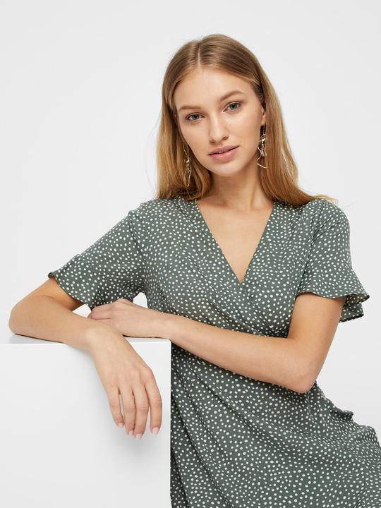 Produktbild Vero Moda Gepunktetes Wickel Minikleid (XS)