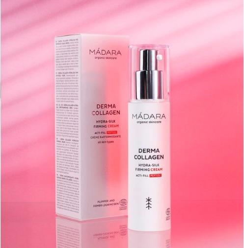 Produktbild Madara DERMA COLLAGEN HYDRA SILK FIRMING CREAM - Unterstützt den Kollagenschutz (50 ml, 24h Creme)