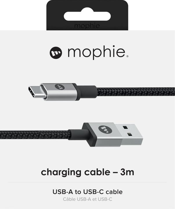 Actual product image mophie USB A – USB C (3 m)