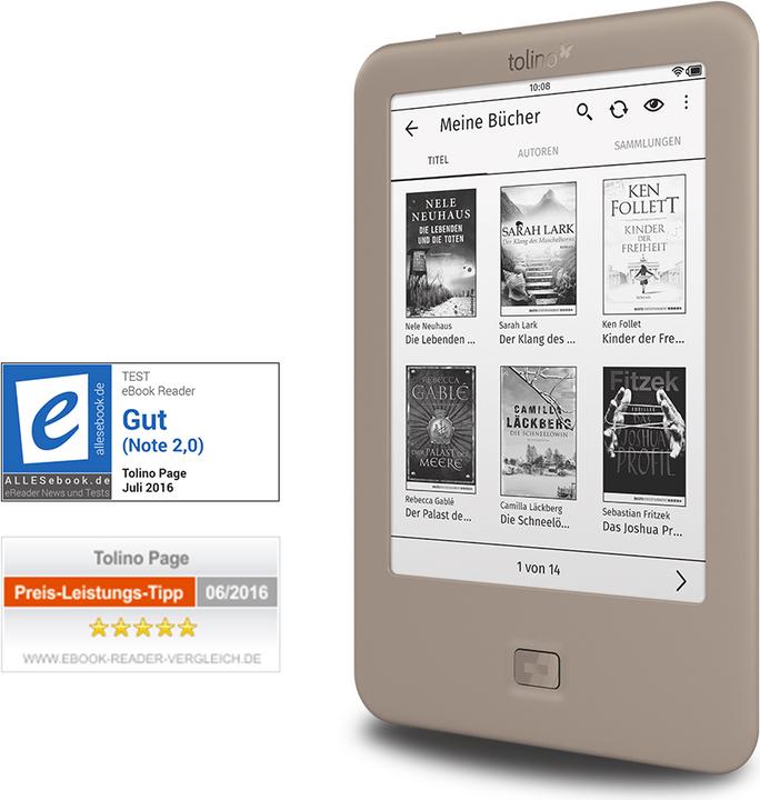 Immagine prodotto tolino pagina (6", 4 GB, Bronzo)