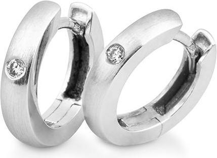 Breuning Creolen - BRILL. 0,04 Ct. H/si (750/18 K Gold)