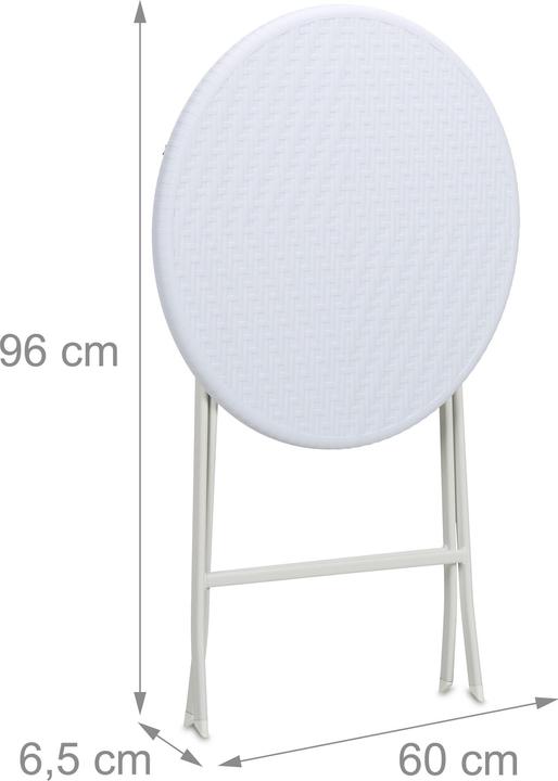 Image du produit Relaxdays Table-de-jardin (60 cm)
