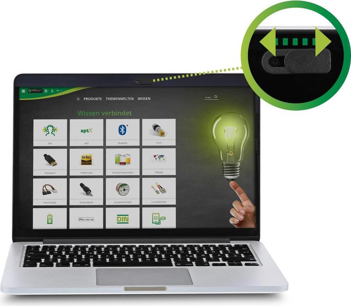 Produktbild InLine Webcam Slider Abdeckung 2er Pack