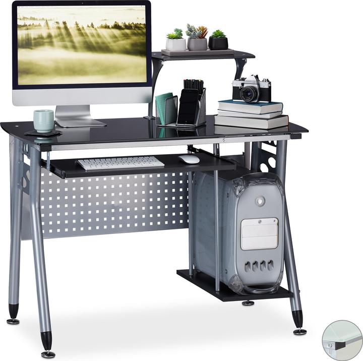 Produktbild Relaxdays Computertisch (105 x 55 x 98 cm)
