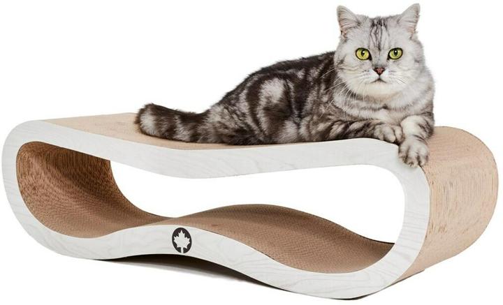 Produktbild CanadianCat Kratzmöbel Orbit 2.0, Hellgrau Holzoptik (23 cm, Hellgrau)