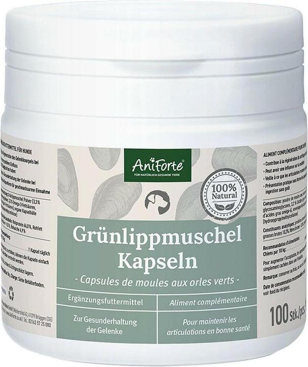 Produktbild AniForte Grünlippmuschel Kapseln (Adult, 100 Stk.)