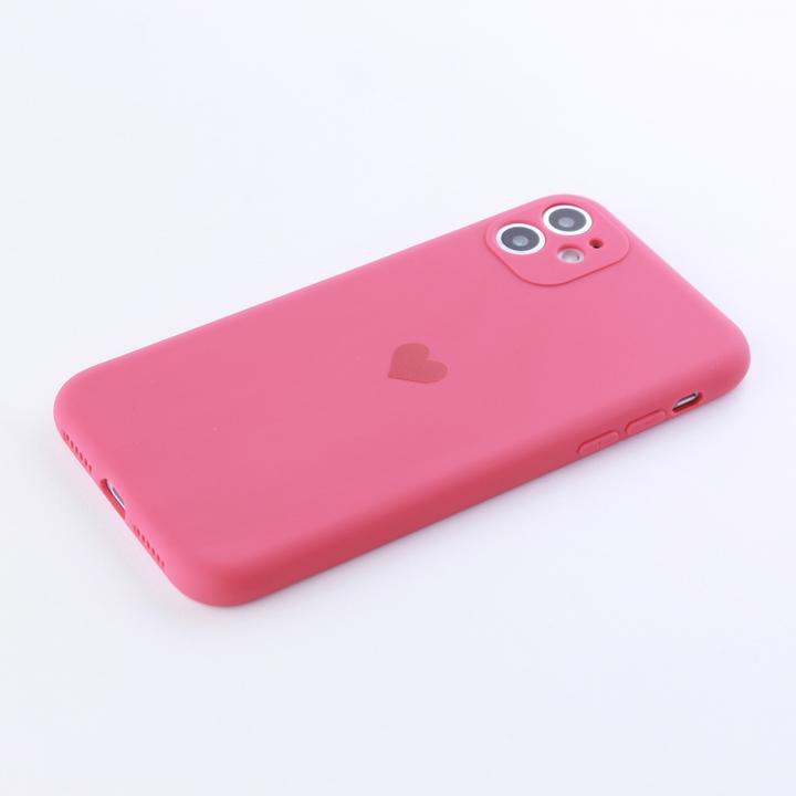 Produktbild PhoneLook Hülle Silikon Mat Herz (Apple iPhone 11 Pro)