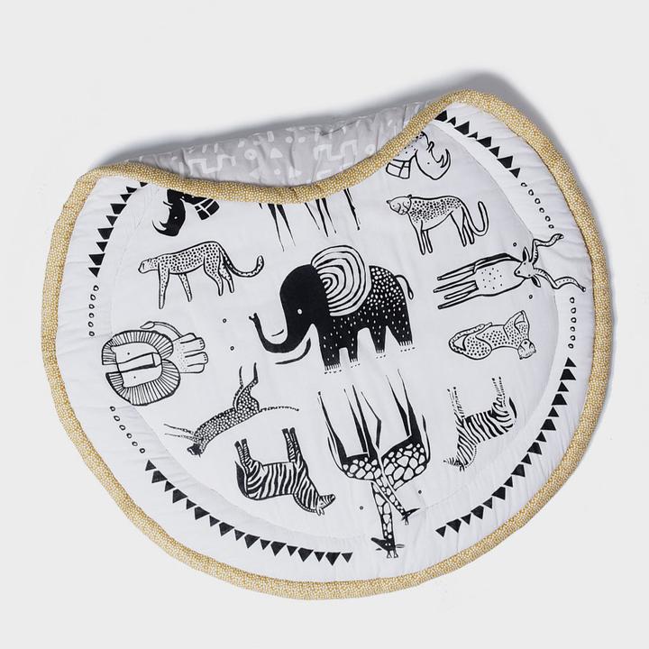 Image du produit Wee Gallery Tapis de jeu Safari (100 x 100 cm)