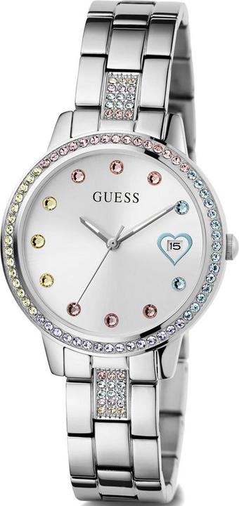Actual product image Guess Three of Hearts (Analogue wristwatch, 34 mm)