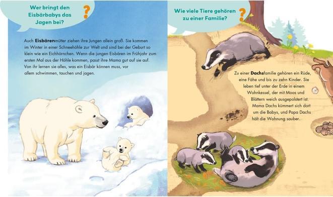 Produktbild Unkaputtbar: Frag doch mal die Maus: Tiere und ihre Familien (Deutsch, Jennifer Coulmann, Petra Klose, 2024)