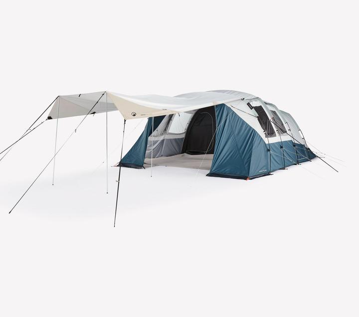 Immagine prodotto Quechua Familienzelt Stangenaufbau - Arpenaz 6.3 F&B 6 Personen 3 Kabinen (Tenda, 25.75 kg, 6 persone)