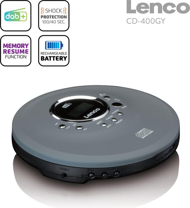 Actual product image Lenco CD-400GY
