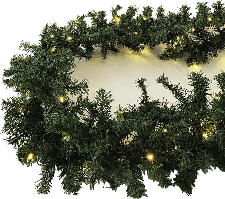 Actual product image Inda-Exclusiv XXL LED Fir Garland 810cm with 100 LEDs
