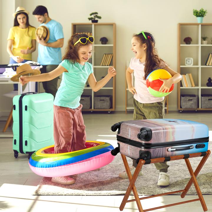 Actual product image Relaxdays Suitcase stand (Suitcase rack)