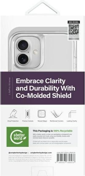 Actual product image Uniq etui LifePro Xtreme iPhone 16 Plus 6.7" przezroczysty/clear (Apple iPhone 16 Plus)