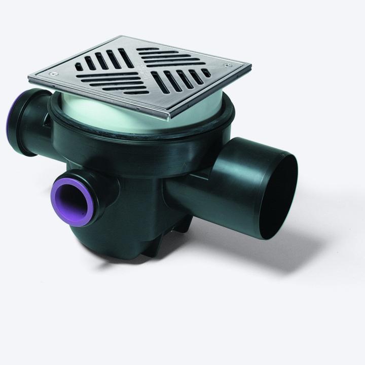 Actual product image Kessel Cellar drain Universal 27621 DN 100 w. Double backwater valve w. ED grate