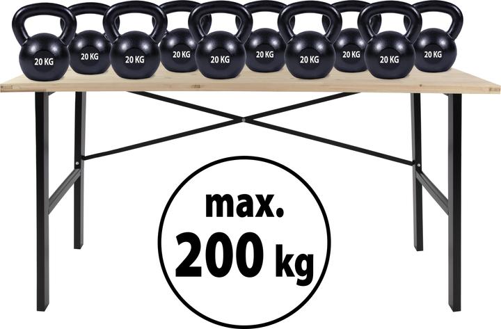 Actual product image CarTech Werktisch FSC® SQS-COC-100130 (159 cm, 58 cm)