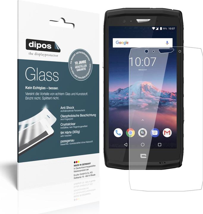 Actual product image Dipos Screen Protector Anti-Shock (1 Piece, Crosscall Trekker-X4)