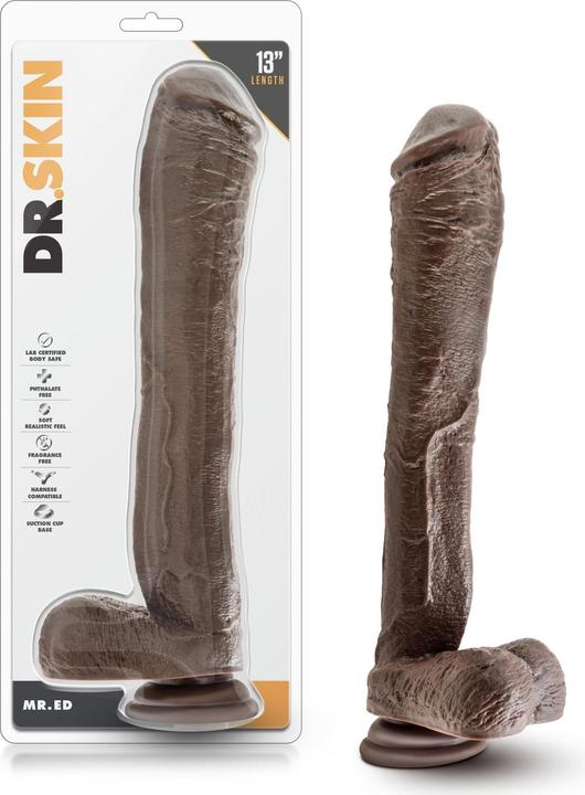 Actual product image Blush Dr. Skin Mr. Ed XL Dildo mit Saugnapf 33 cm