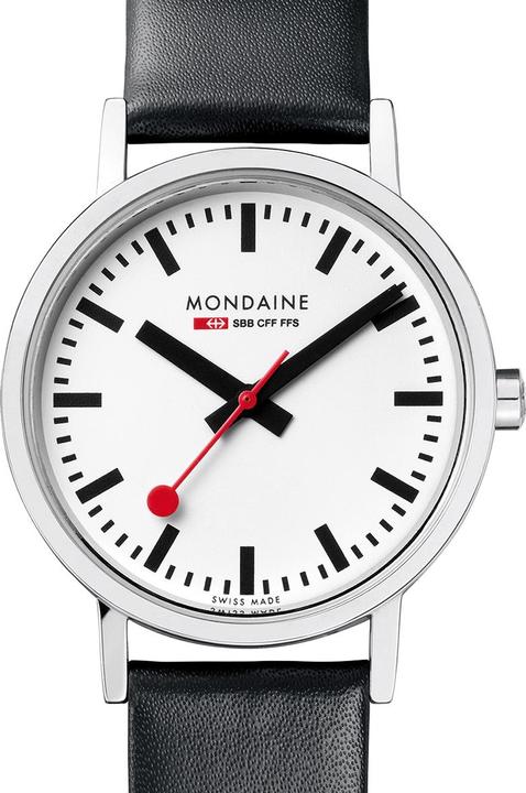 Immagine prodotto Mondaine Classico - Lucido vegano (Orologio da polso analogico, Fatto in Svizzera, 30 mm)