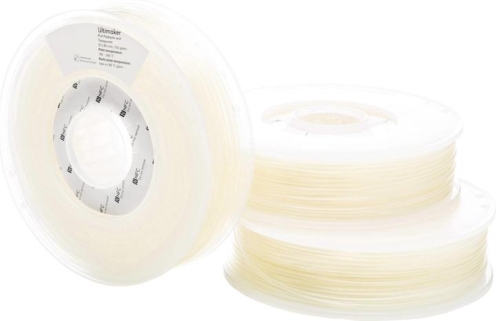 Actual product image Ultimaker Filament (PLA, 2.85 mm, 750 g, Transparent)