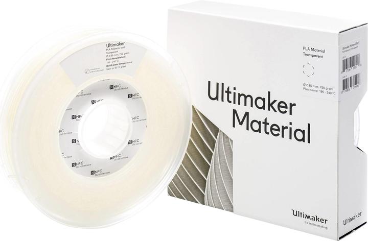 Actual product image Ultimaker Filament (PLA, 2.85 mm, 750 g, Transparent)