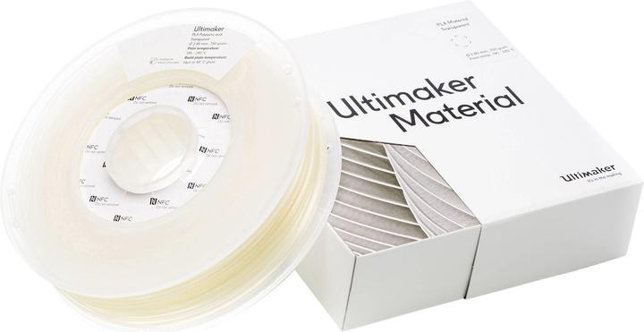 Actual product image Ultimaker Filament (PLA, 2.85 mm, 750 g, Transparent)