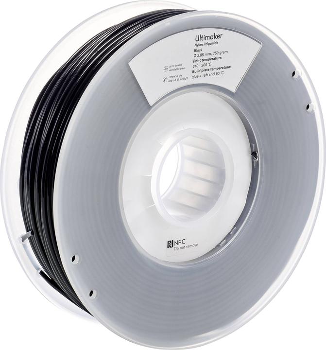 Actual product image Ultimaker Filament (Nylon, 2.85 mm, 750 g, Black)