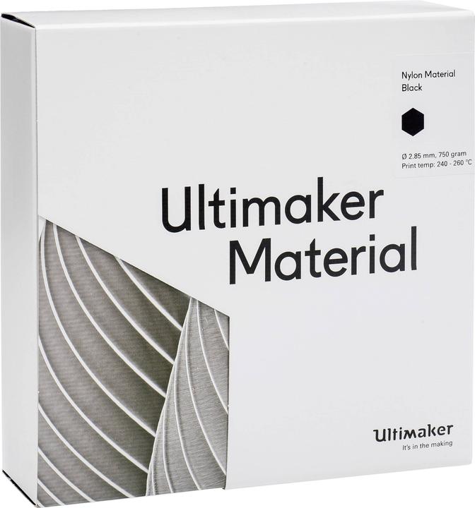 Actual product image Ultimaker Filament (Nylon, 2.85 mm, 750 g, Black)