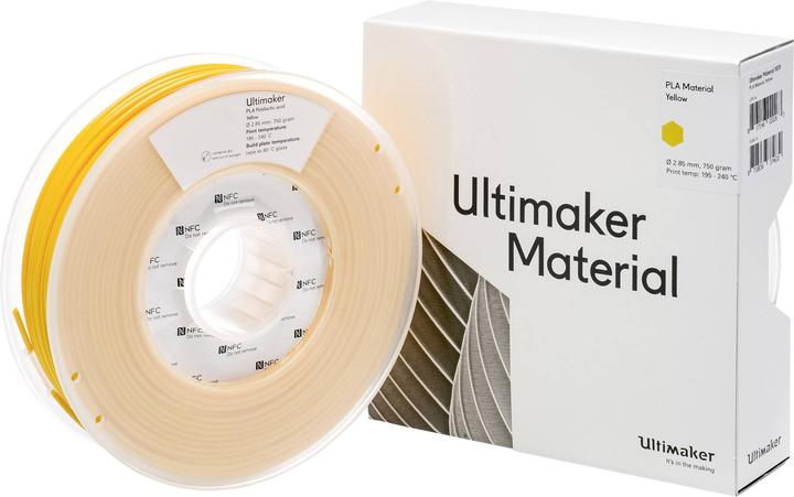 Actual product image Ultimaker Filament (PLA, 2.85 mm, 750 g, Yellow)