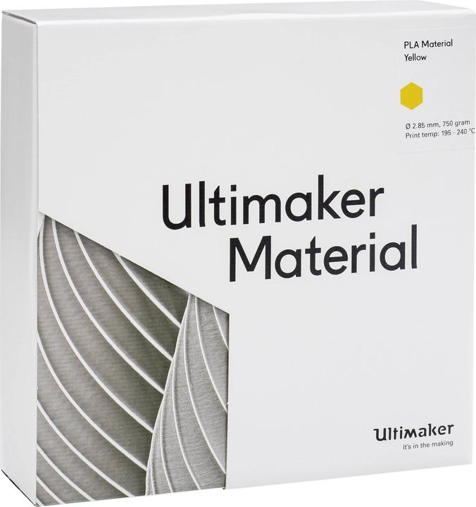 Actual product image Ultimaker Filament (PLA, 2.85 mm, 750 g, Yellow)