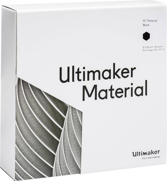 Produktbild Ultimaker Filament (PC, 2.85 mm, 750 g, Schwarz)