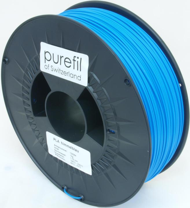 Actual product image Purefil Filament (PLA, 1.75 mm, 1000 g, Blue)