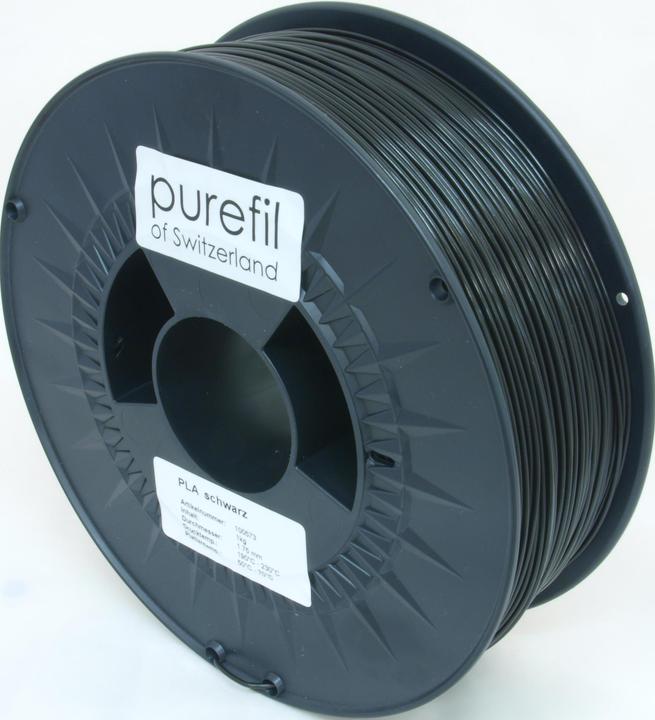 Produktbild Purefil Filament (PLA, 1.75 mm, 1000 g, Schwarz)