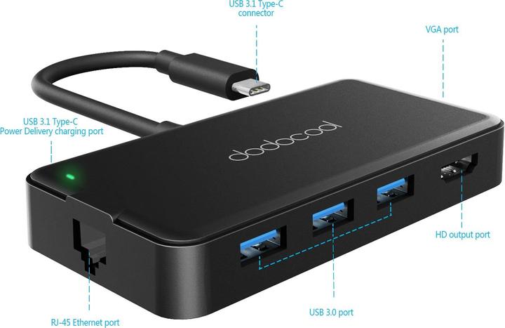 Produktbild Dodocool Dc46 (USB-A, USB-C)