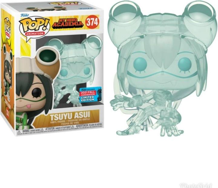 Image du produit Funko POP! My Hero Academia Tsuyu Asui Translucide Exclusive Fall Convention 2021