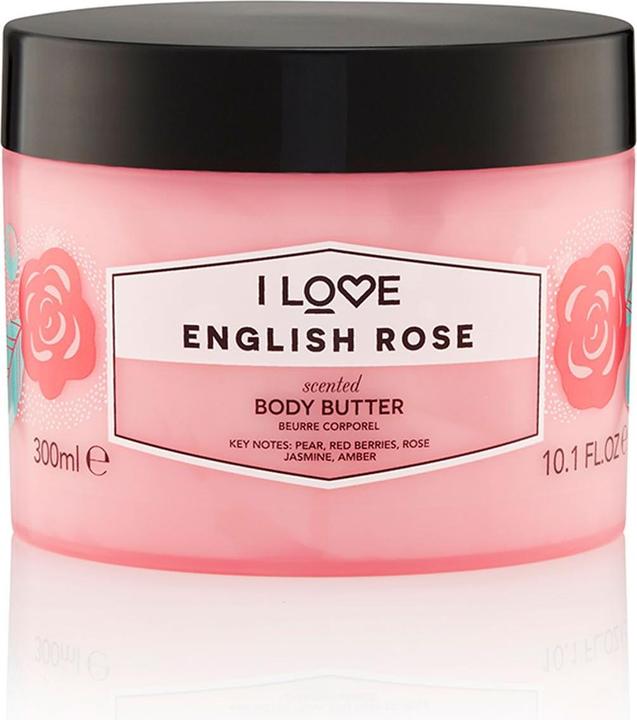 I Love... Body Butter English Rose 300 ml (Body Butter, 300 ml)