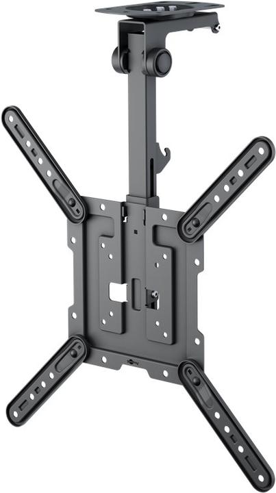Actual product image Goobay Basic M TV ceiling mount, black (Ceiling, 55", 20 kg)