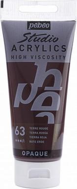 Produktbild Pebeo Studio Acrylics feine Acrylfarben (Rote Erde, 100 ml)
