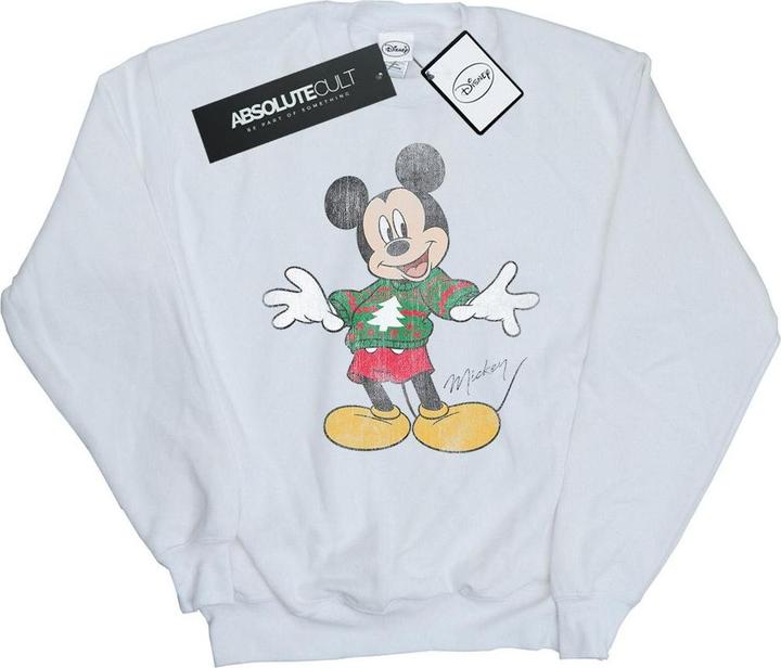Disney Mickey Mouse Christmas Jumper Sweatshirt Mädchen