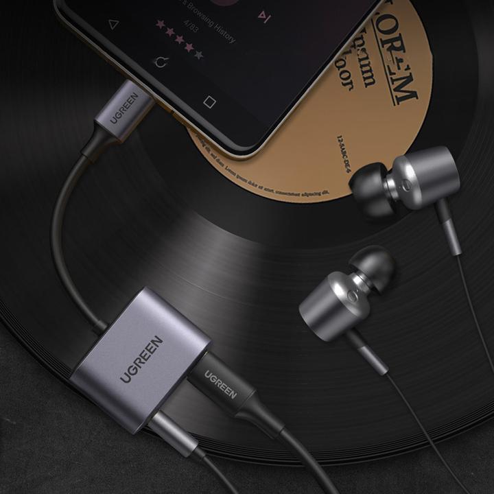 Actual product image Ugreen Headphone Adapter (USB Type C, 3.5mm jack)