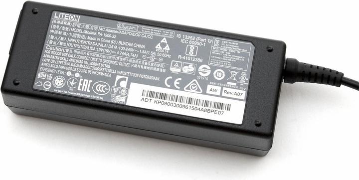 Image du produit Acer Adaptateur secteur 90 W - ordinateur portable - utilisation en intérieur - 100-240 V - 50 (90 W)