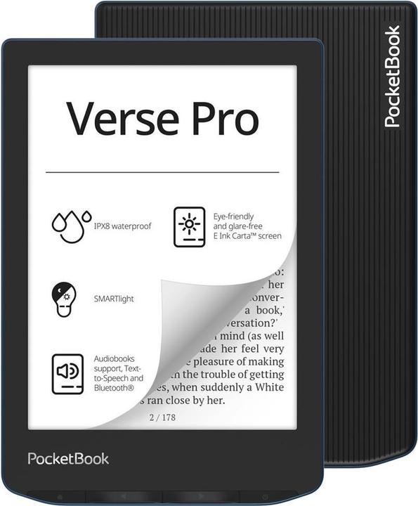 Image du produit PocketBook Verse Pro (6", 16 Go, Bleu azur)